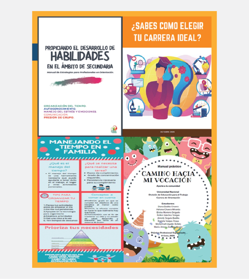 Ejemplos de aportes a la comunidad elaborados por las personas estudiantes del curso de PPSO.