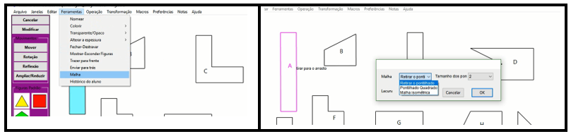  Procedimentos de
resolução da segunda questão da atividade