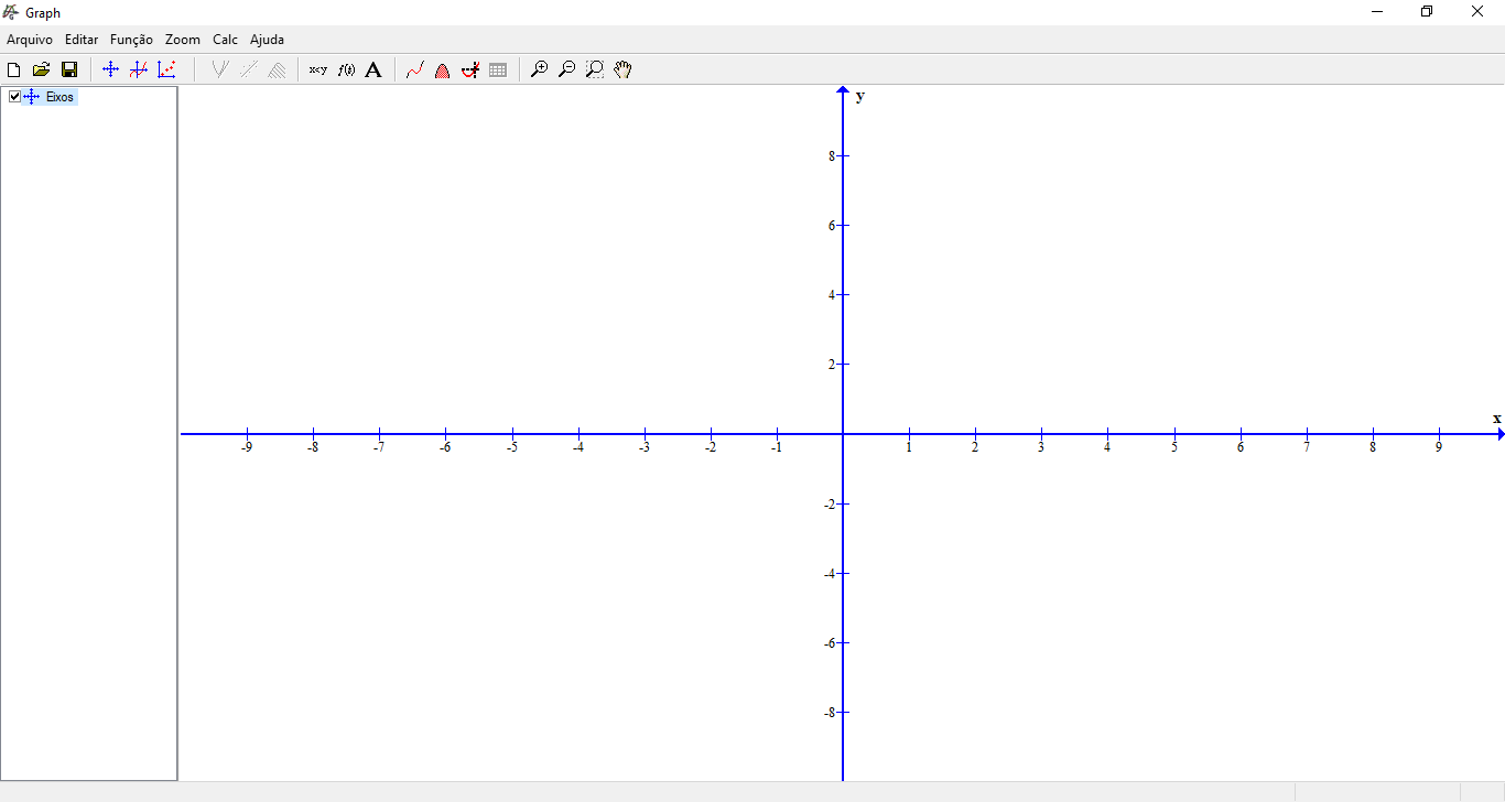  Interface inicial do
Software Graph.