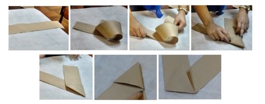 Sequência para obtenção do
triângulo.