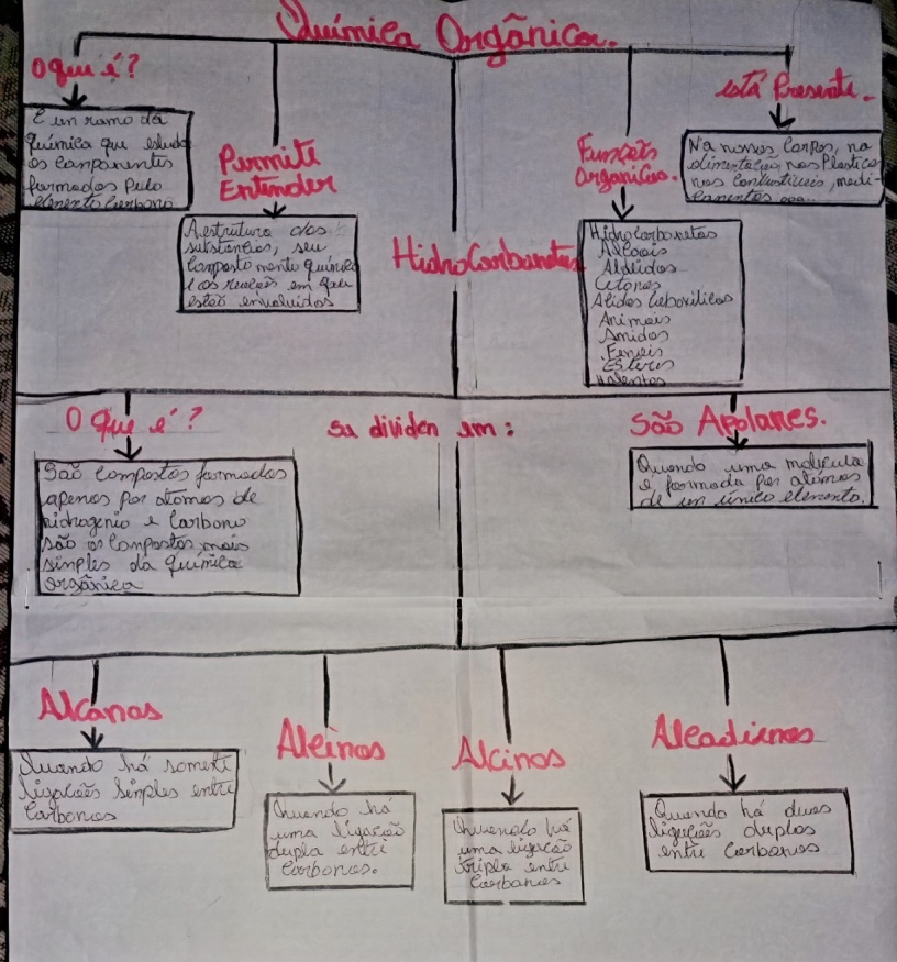 Mapa conceitual
da estudante AF12