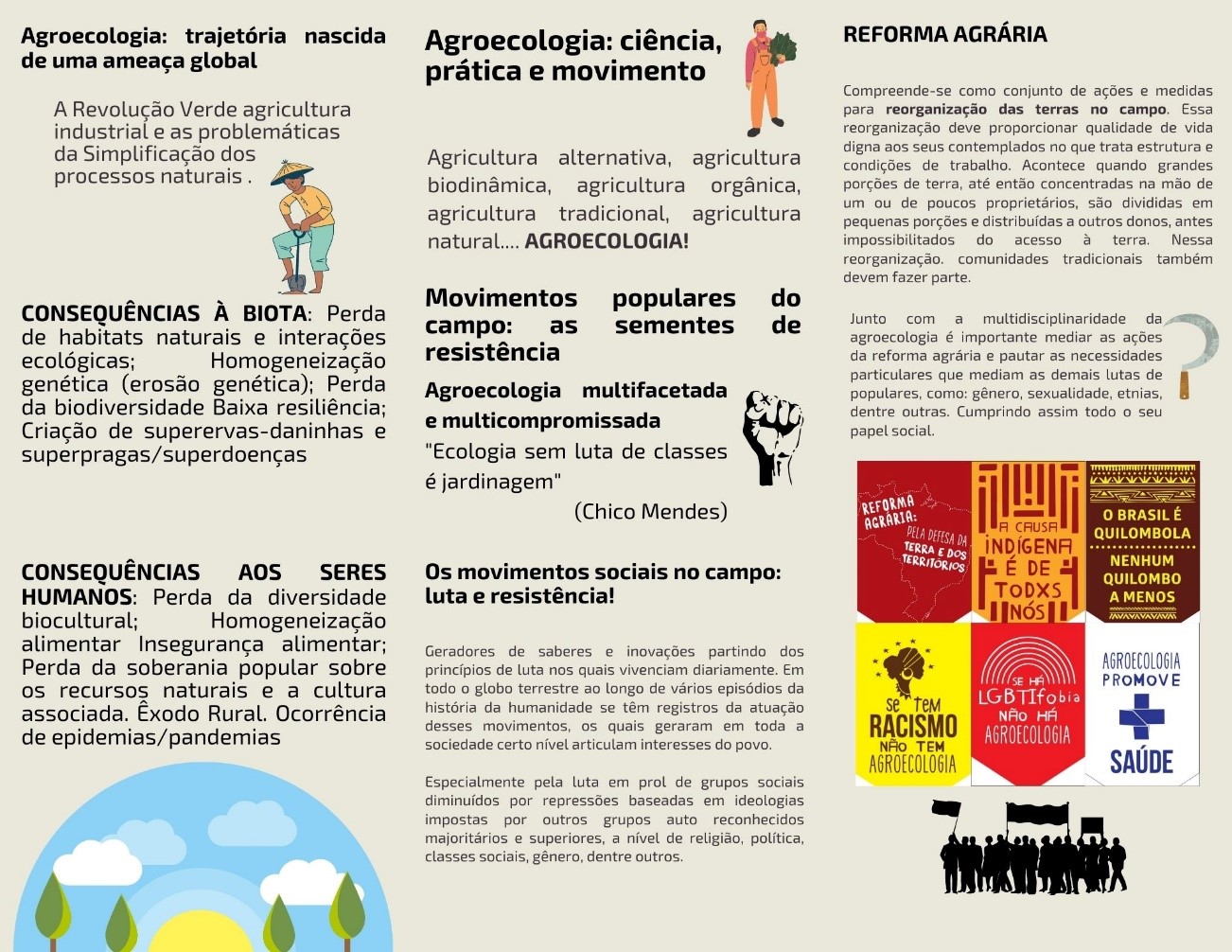Cartilha desenvolvida no Seminário e destinada aos estudantes do curso
técnico integrado ao ensino médio em Agroecologia IFAL.