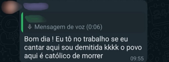 Figura 1 &ndash; Mensagem da Filha 01 do Il&ecirc; As&eacute; Tassilon&atilde;
