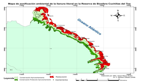 Zonificación ambiental de la llanura litoral