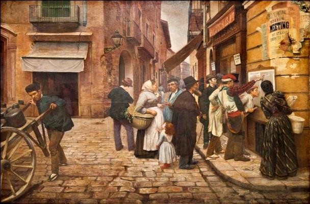 La lista de lotería. 1893.