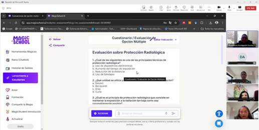 Plantilla para el análisis de las pruebas de opción múltiple