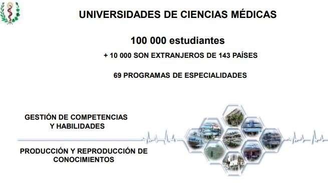 UNIVERSIDADES DE CIENCIAS MEDICAS
