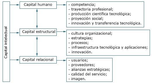 Estructura y componentes del capital intelectual