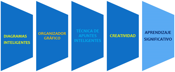 Campo
semántico relativo al ejercicio de diagramas inteligentes