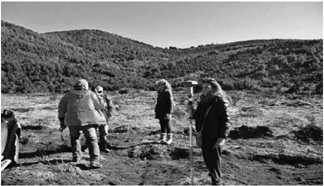 Trabajos
de mensura en Frutillar Norte