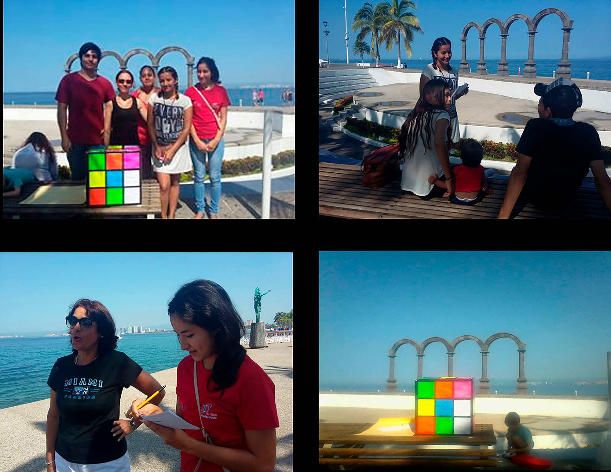 Análisis cualitativo del color “imaginado”. Malecón de Puerto Vallarta.