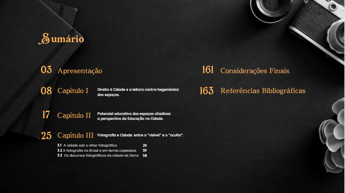 Sumário do material educativo