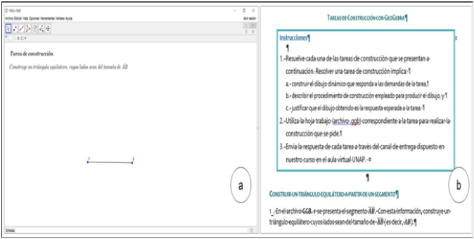 Instrucciones y
hoja de trabajo ggb