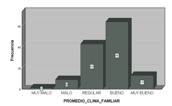 Nivel de clima familiar en estudiantes
de Ingeniería de Minas.



 