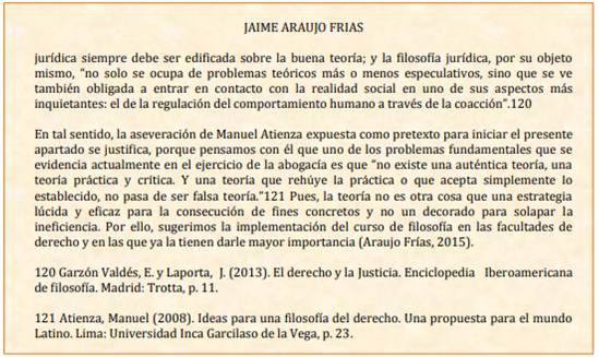 Extracto del libro “filosofía del derecho”. Una breve incitación
a los abogados
