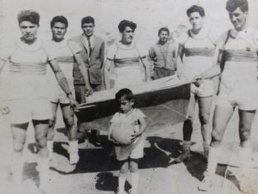 Inauguración
campeonato de ecuavoley. 1950