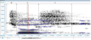 Espectrogramas de los alófonos del fonema /tS/