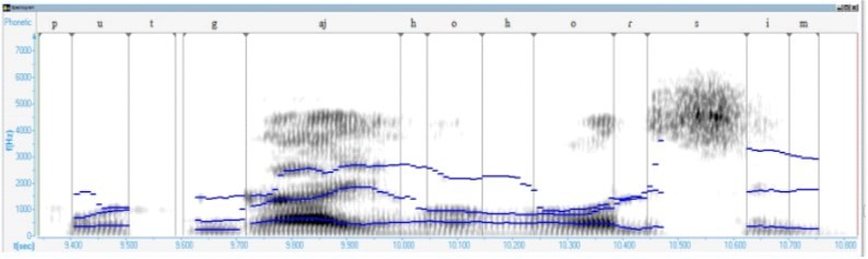 Espectrograma de /s/ y /h/