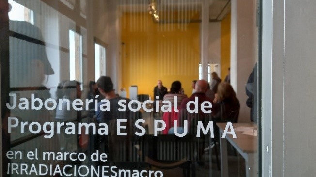 Figura 1. Jabonería social, del programa Espuma, en el Museo Castagnino-Macro. 