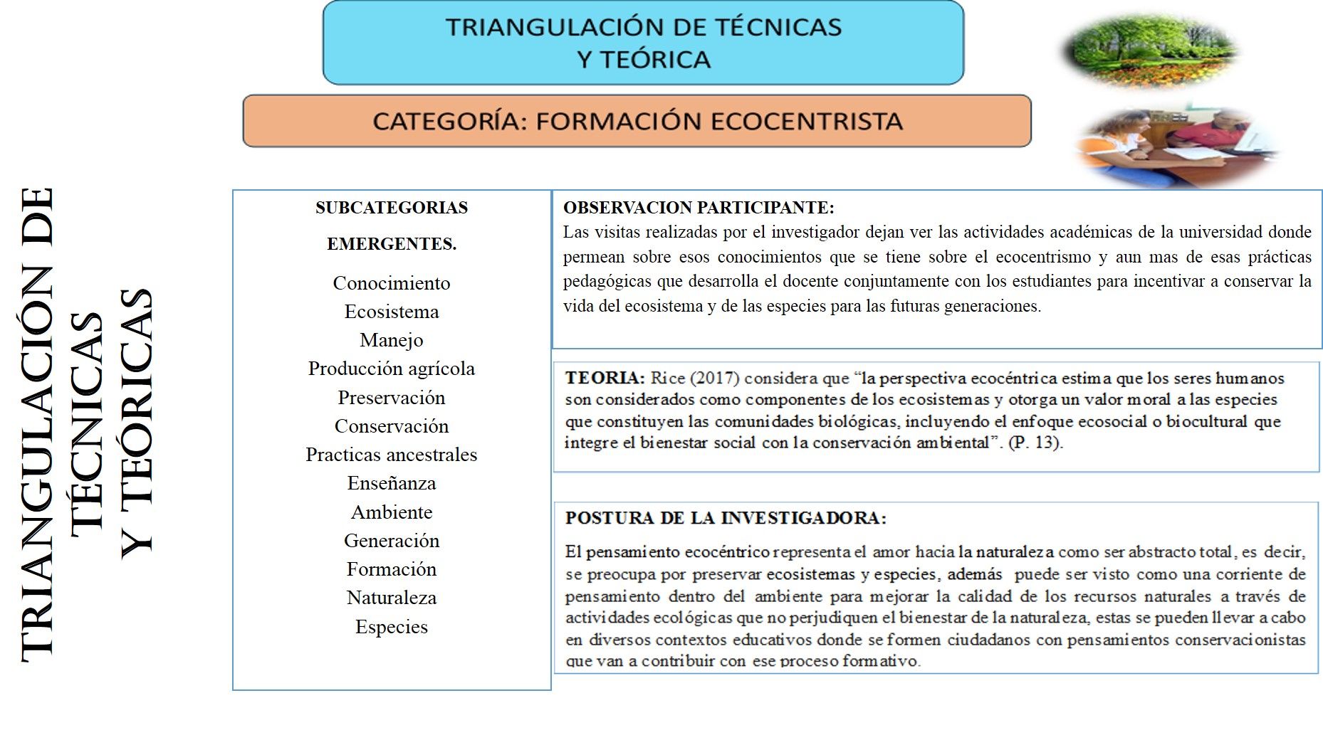 Triangulación de Técnicas y Teórica