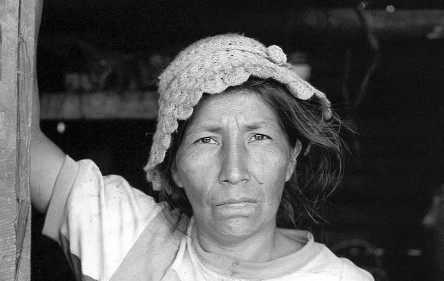 Gertrudis de Lame, esposa de Justiniano Lame, líder asesinado. Nuestra voz de tierra memoria y futuro (1974-1980).
