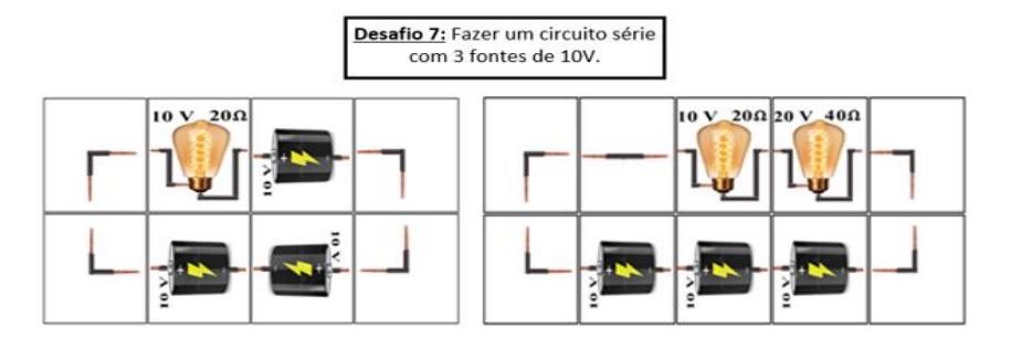 Possíveis circuitos
completos do Desafio 7