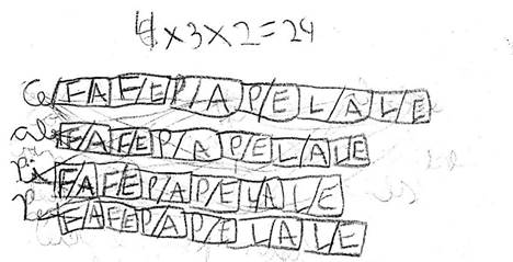 Encaminhamento proposto por um aluno sobre o problema 7
