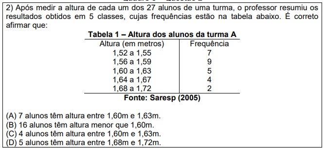 Quest&atilde;o 2