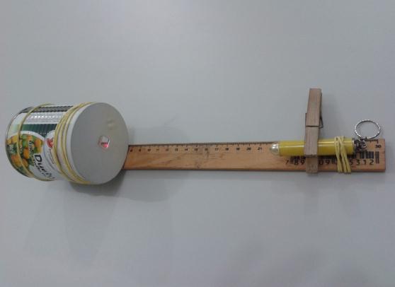 Aparato experimental devidamente montado e ajustado para seu
    funcionamento.       