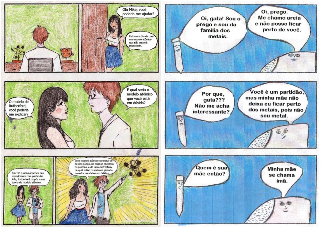 Tirinhas Confeccionadas pelos
alunos do Colégio Estadual Justiniano de Serpa.