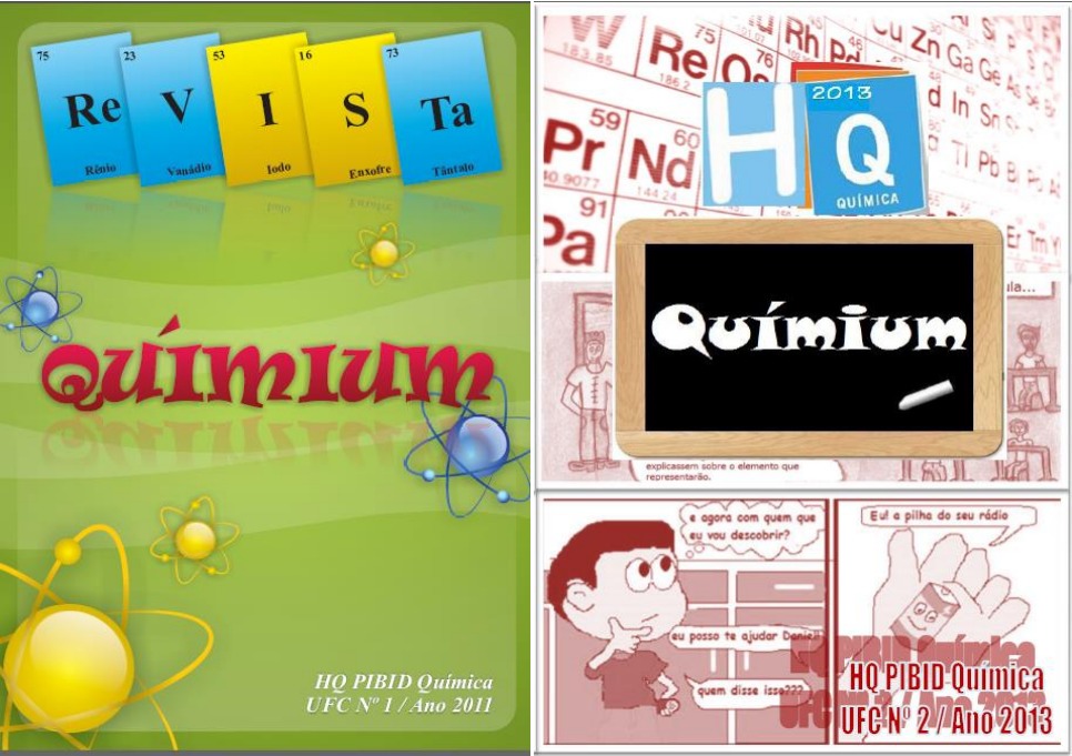 Capas das revistas Quimium – Pibid-Quimica
UFC