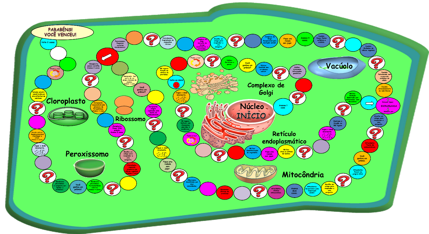 Esquema do jogo de tabuleiro.