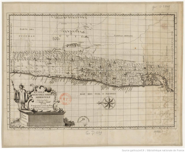 Giovanni Fabbri, Il Chile, regno
dell’America meridionale (1776), Bologna.