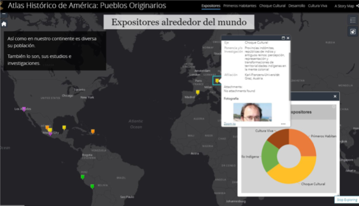 Mapa interactivo de los expositores al Seminario Internacional.