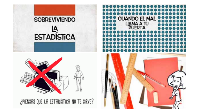 Expresiones de miedo hacia la estad&iacute;stica en c&aacute;psulas audiovisuales