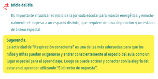 Recomendaciones para el inicio del día