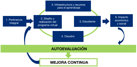 Variables para la autoevaluación de los programas virtuales de maestría