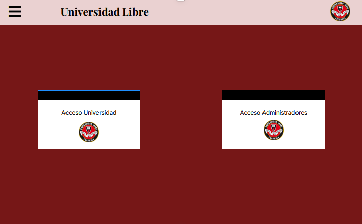Borrador realizado para la pantalla principal