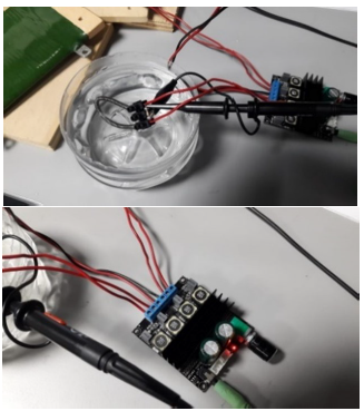 Montaje
para la medición de distorsión armónica total
