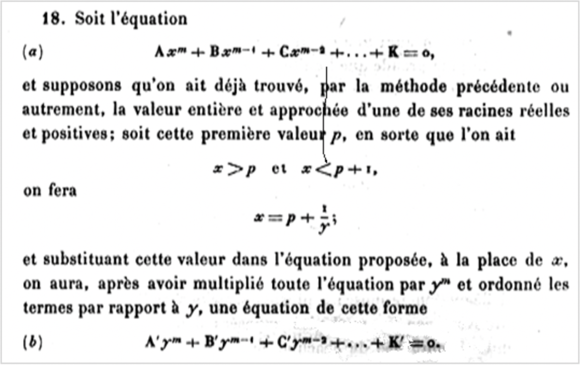Método
para resolver ecuaciones de grado   .
