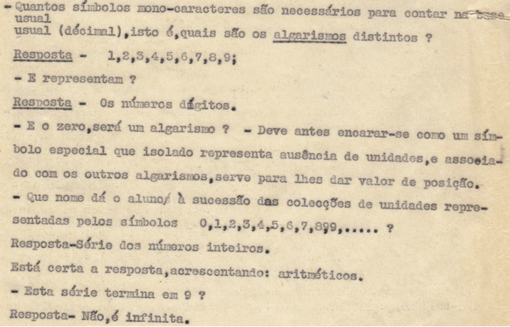 Excerto do plano de aula de
Rodrigues.