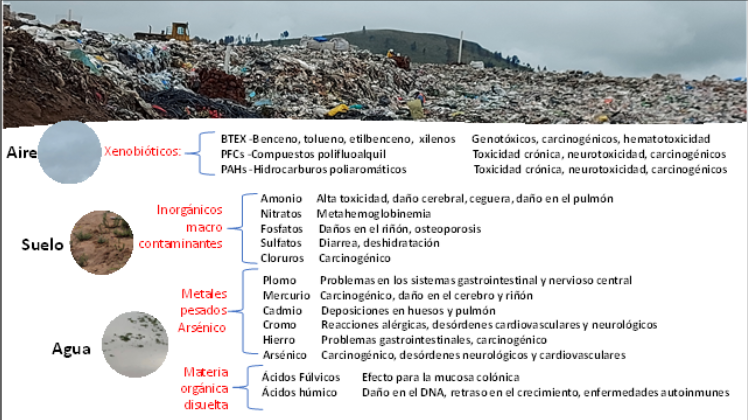 Efectos a la salud por los compuestos
generados en los RSU