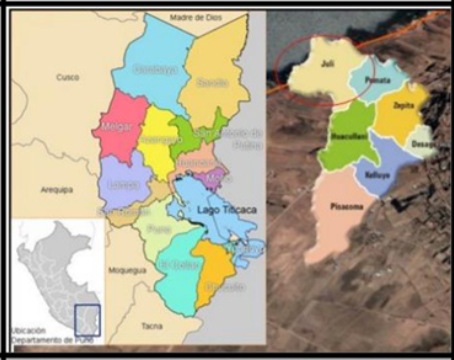 Ubicación
geográfica del área de estudio