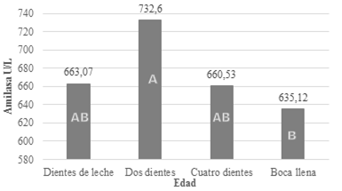 
Parámetros sanguíneos de amilasa en llamas

 