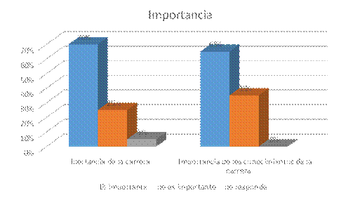 Gráfico 1: Importancia de la Carrera