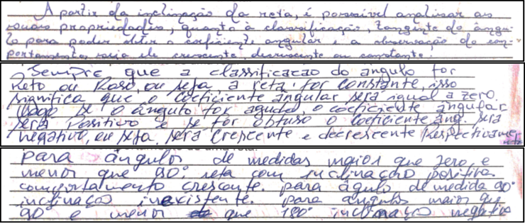 Resposta do A8, A3 e A2 na atividade I