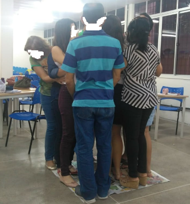 Representação do metro quadrado.
