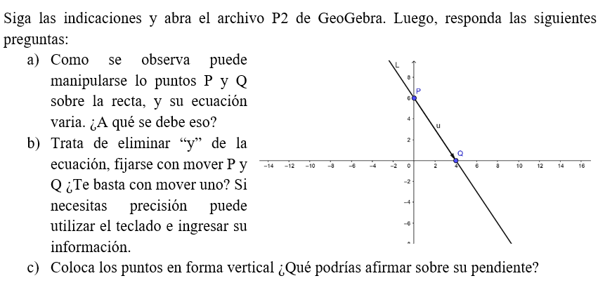 Tarea
propuesta e imagen en GeoGebra