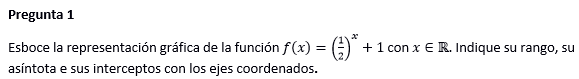Tarea propuesta sobre
función exponencial