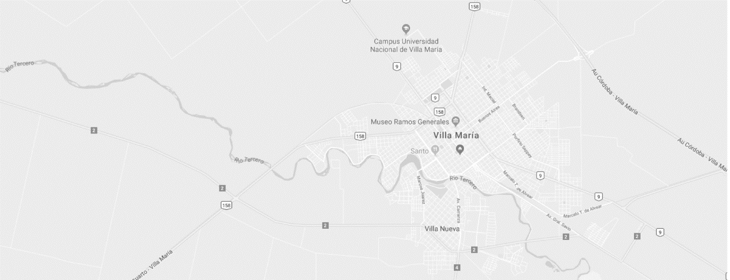 Ciudades
de Villa Mar&iacute;a y Villa Nueva